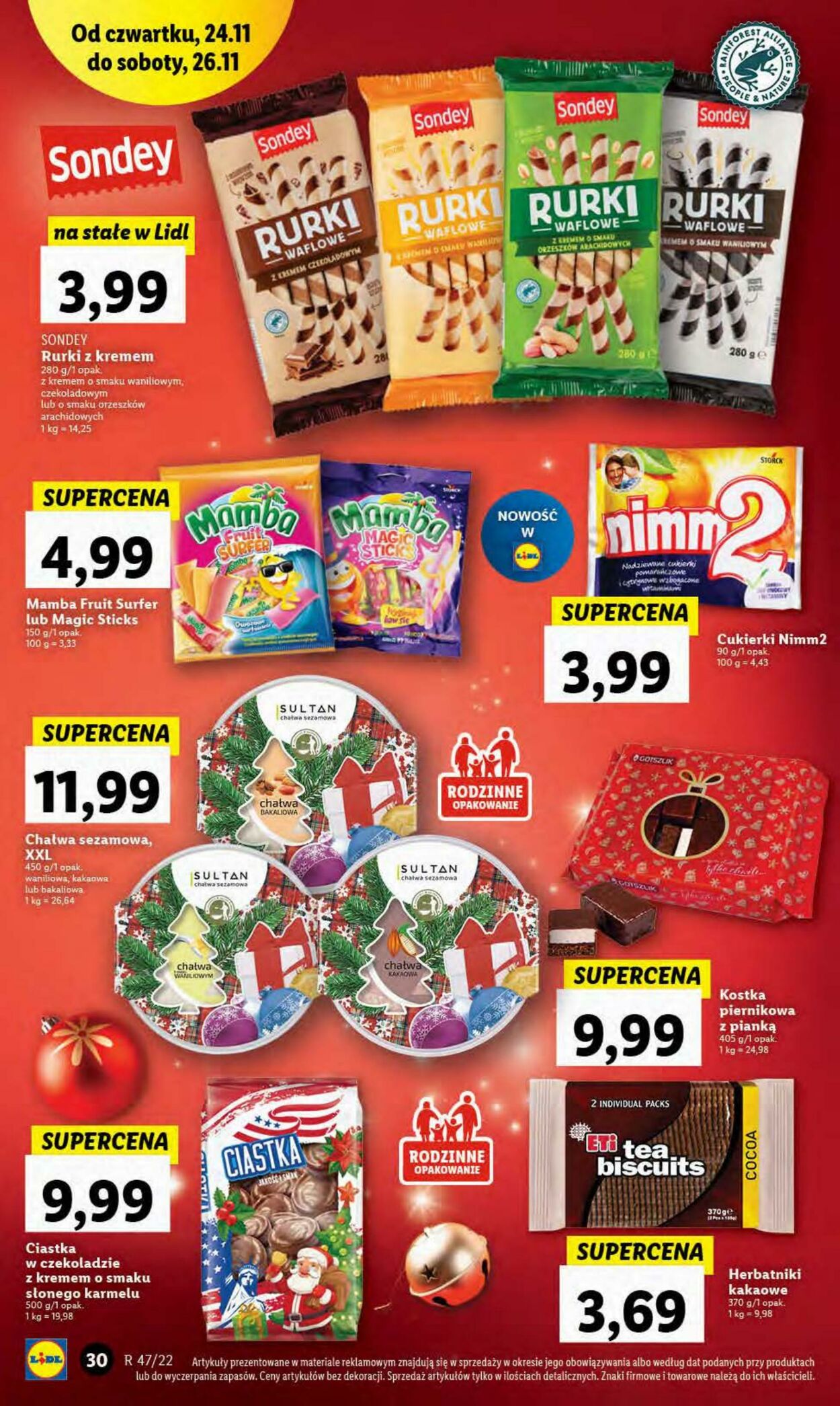 Gazetka Lidl 24.11.2022 - 26.11.2022