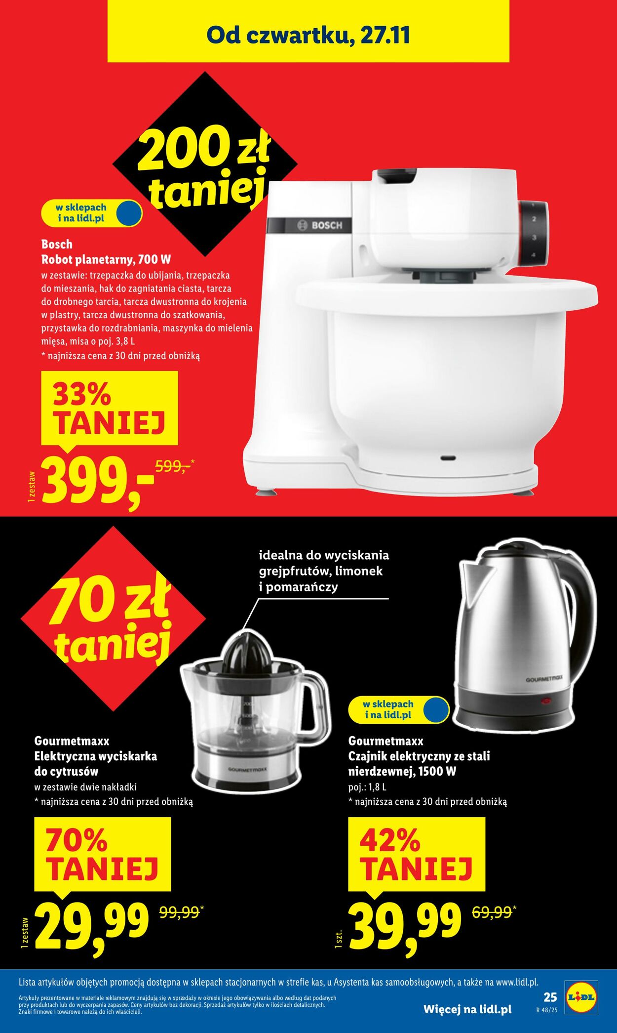 Gazetka Lidl 24.11.2025 - 29.11.2025