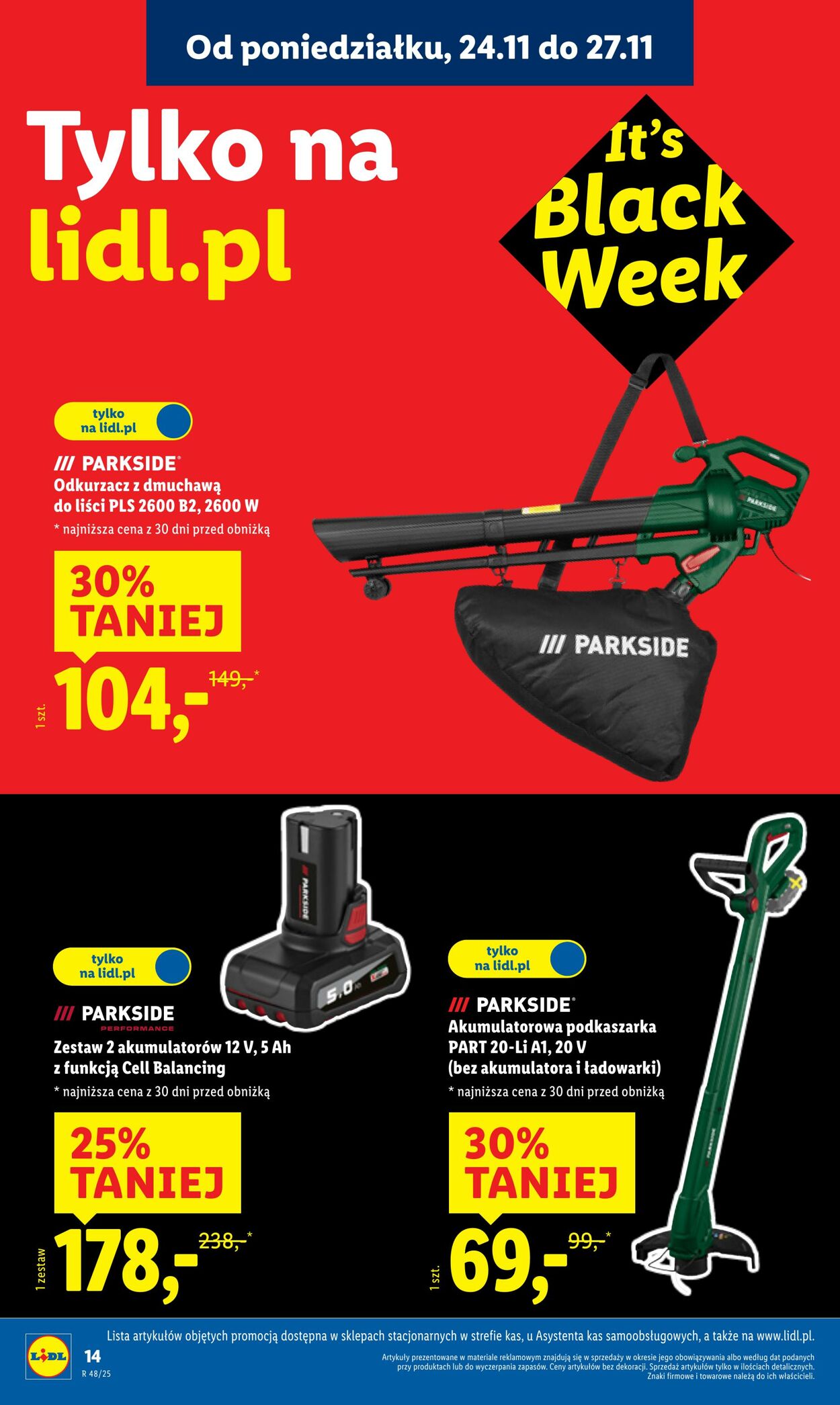 Gazetka Lidl 24.11.2025 - 29.11.2025