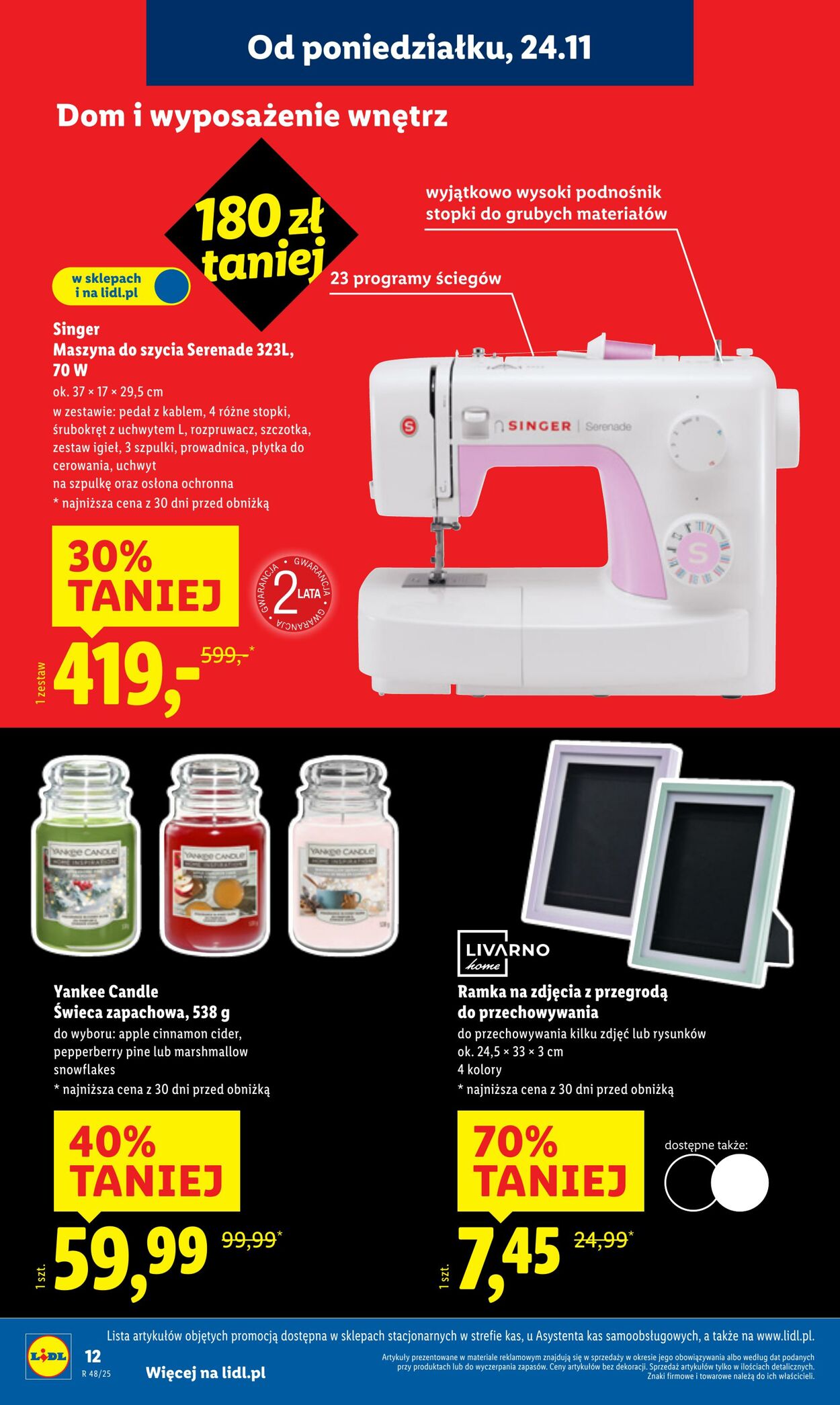 Gazetka Lidl 24.11.2025 - 29.11.2025