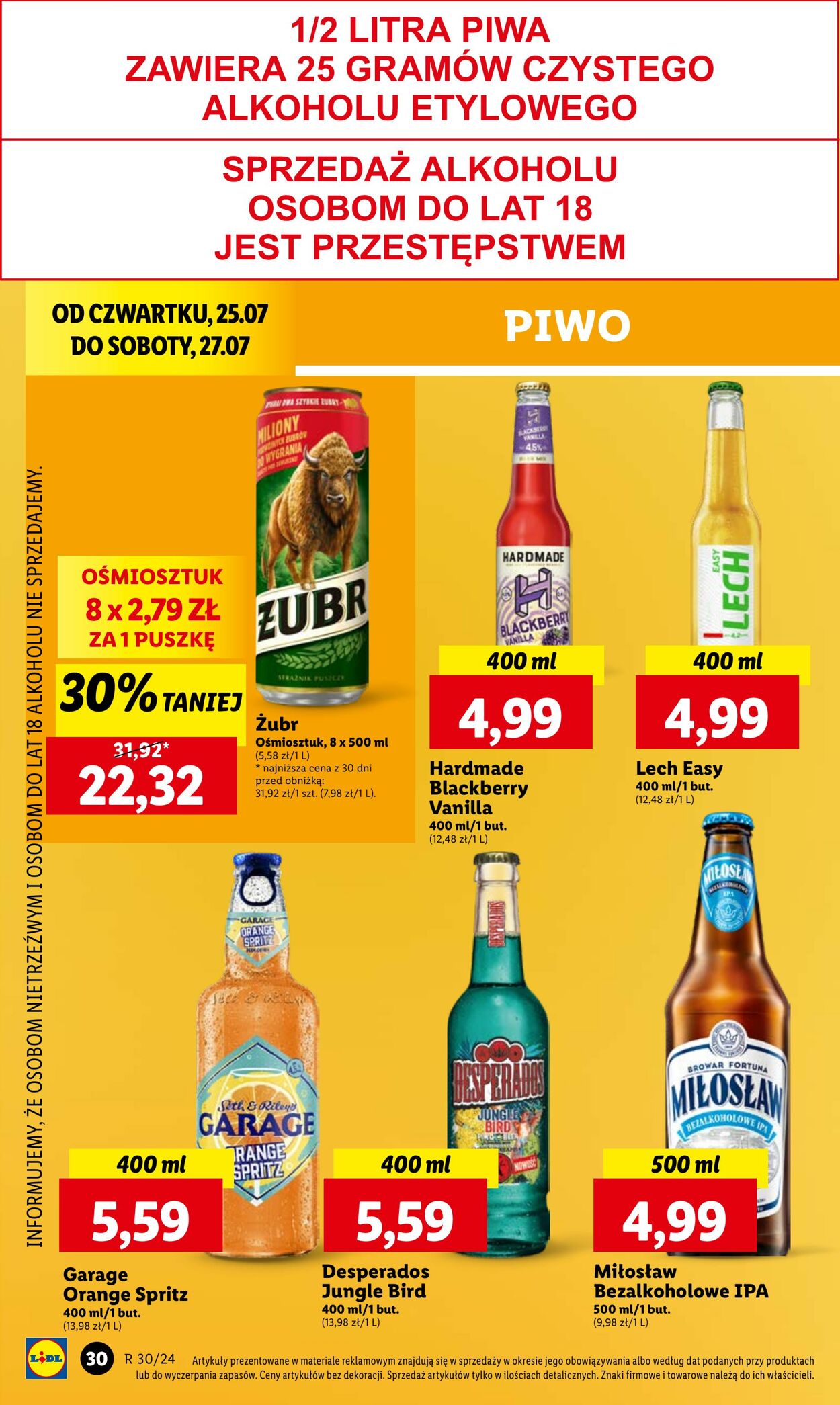 Gazetka Lidl 25.07.2024 - 27.07.2024