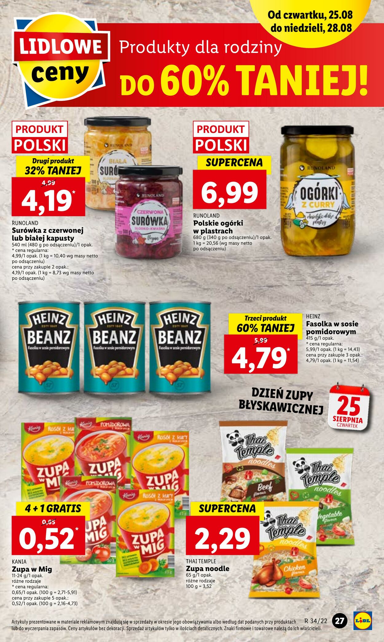 Gazetka Lidl 25.08.2022 - 28.08.2022