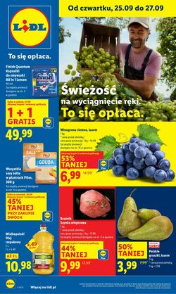Gazetka Lidl 25.09.2025 - 27.09.2025
