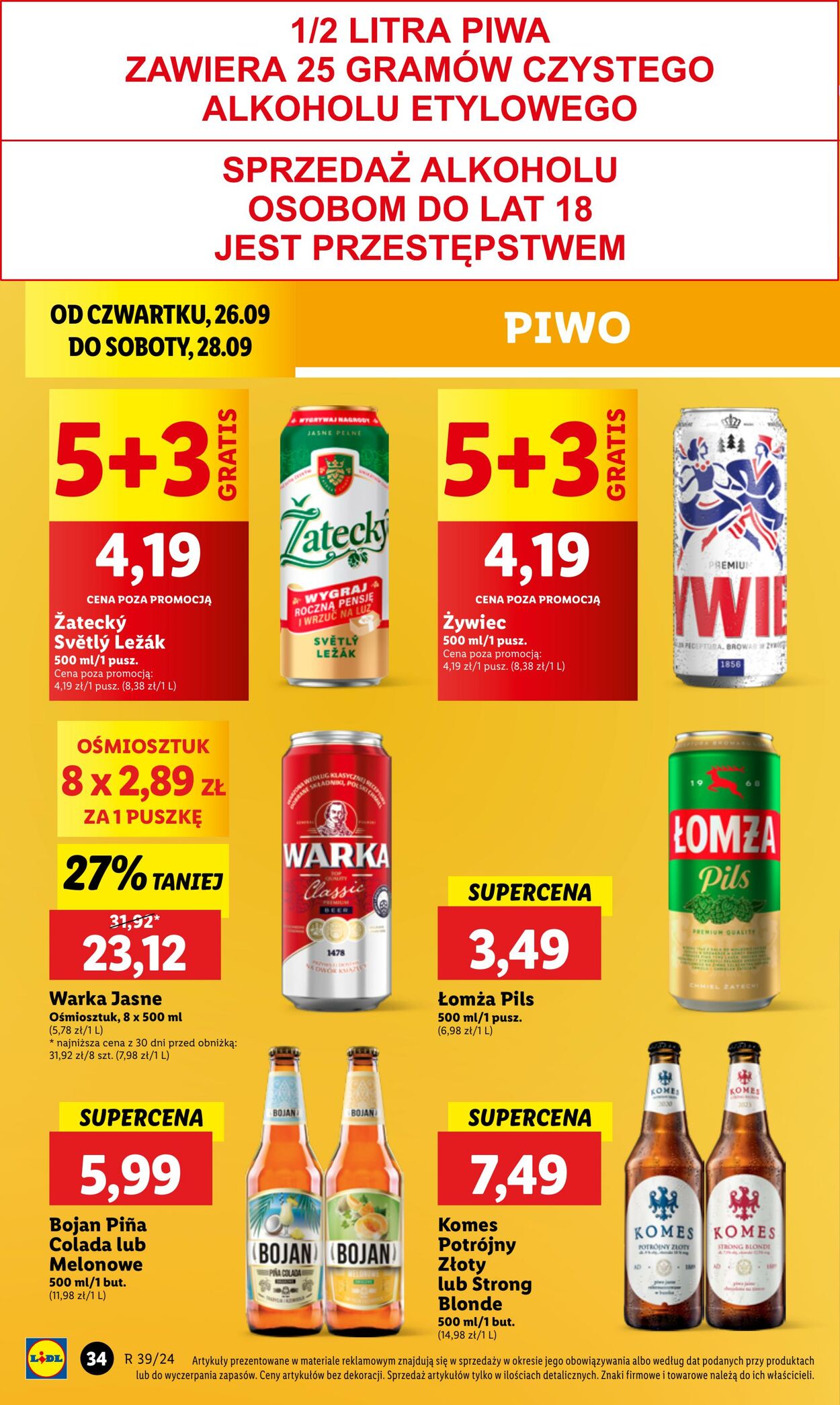 Gazetka Lidl 26.09.2024 - 28.09.2024