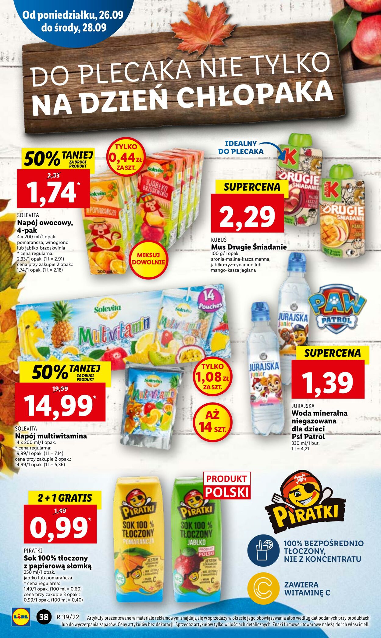 Gazetka Lidl 26.09.2022 - 28.09.2022