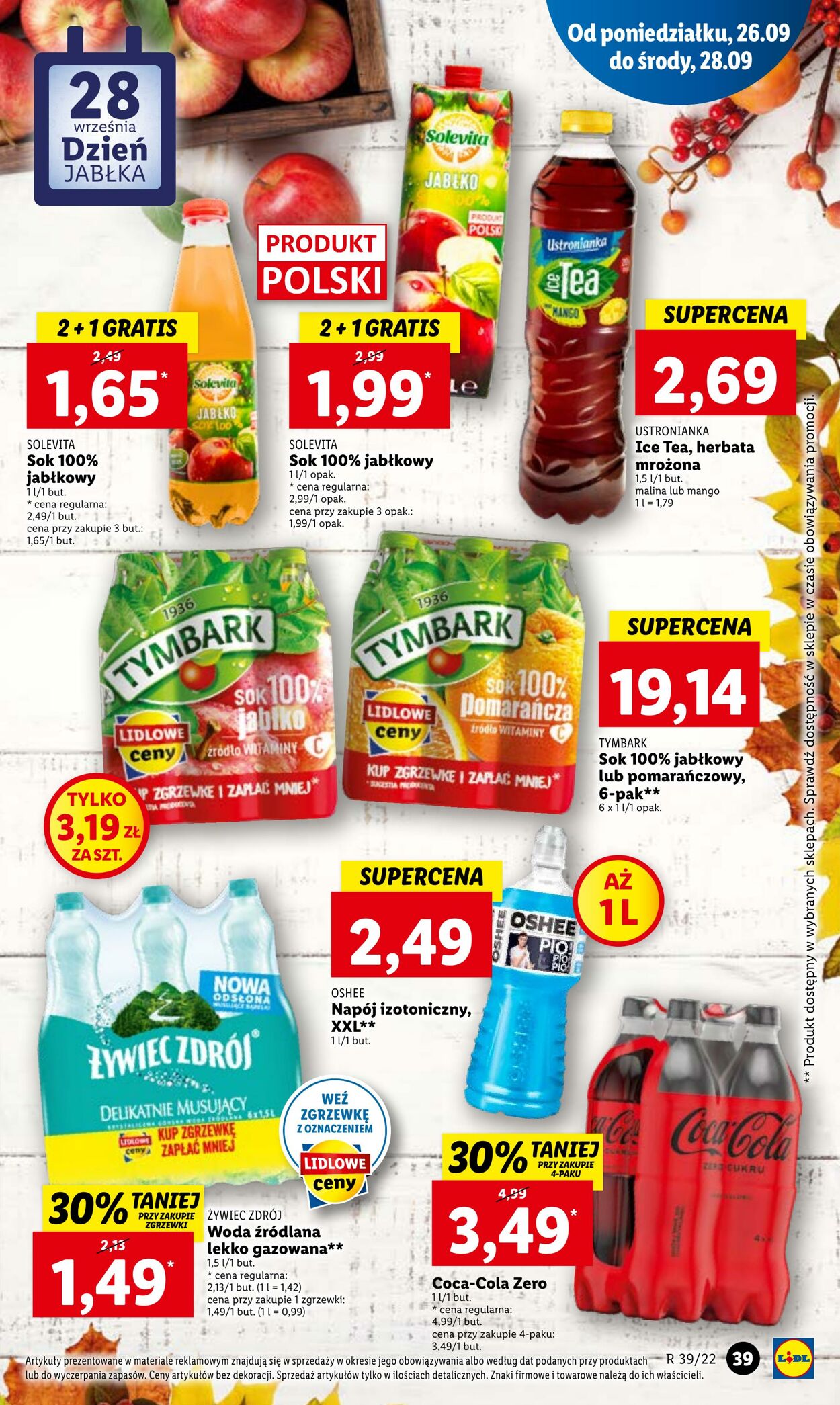 Gazetka Lidl 26.09.2022 - 28.09.2022