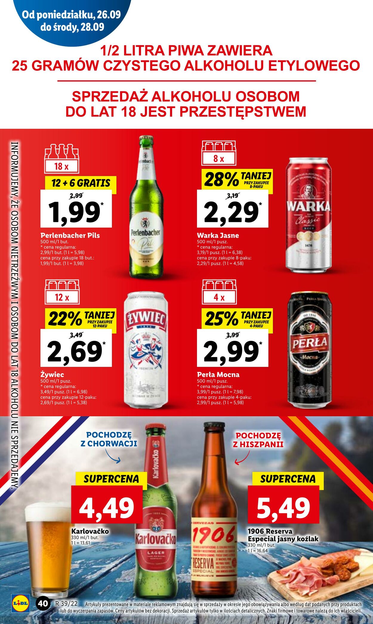 Gazetka Lidl 26.09.2022 - 28.09.2022