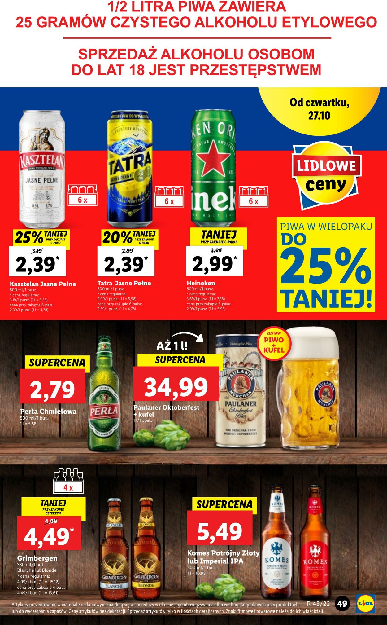 Gazetka Lidl 27.10.2022 - 31.10.2022