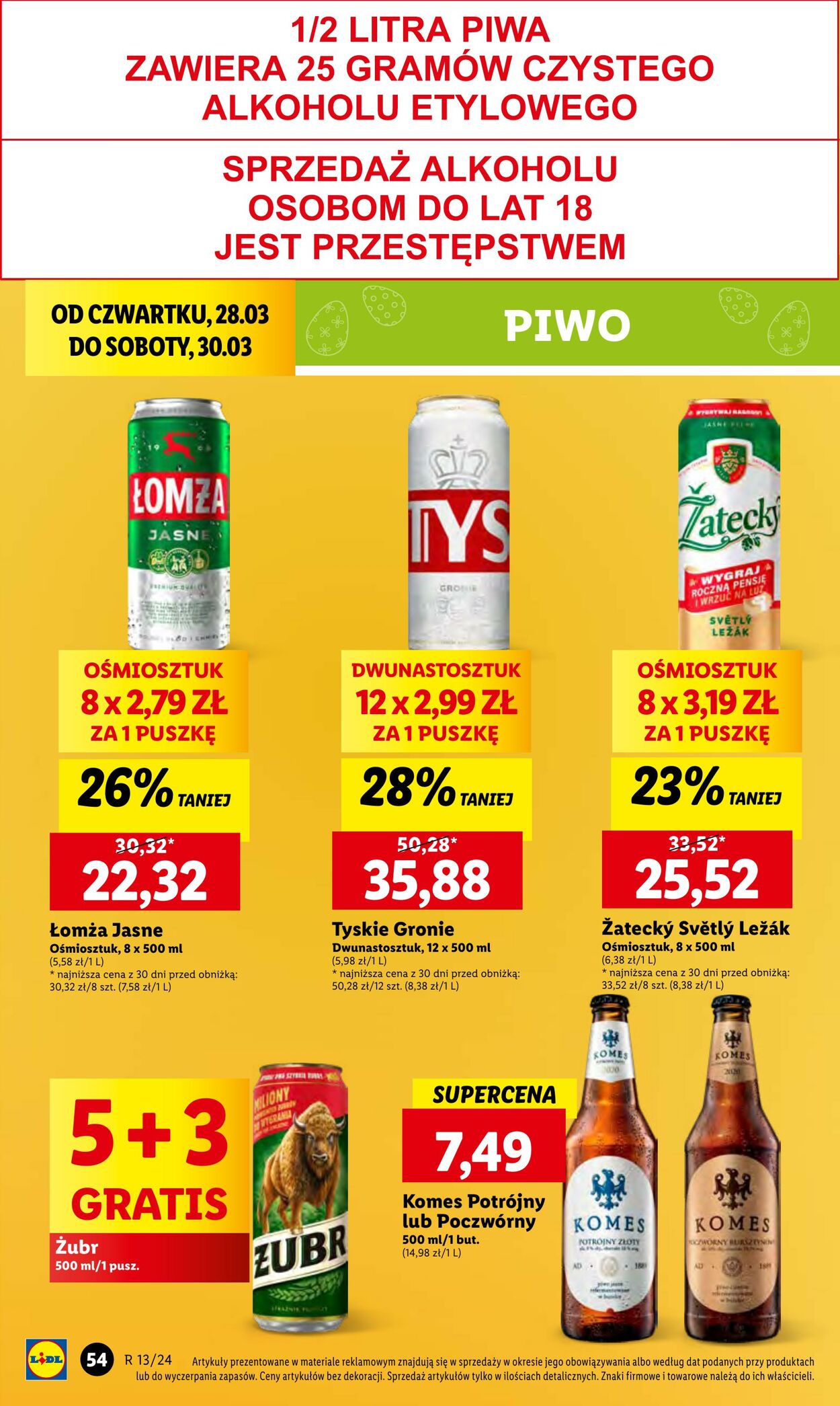 Gazetka Lidl 28.03.2024 - 30.03.2024