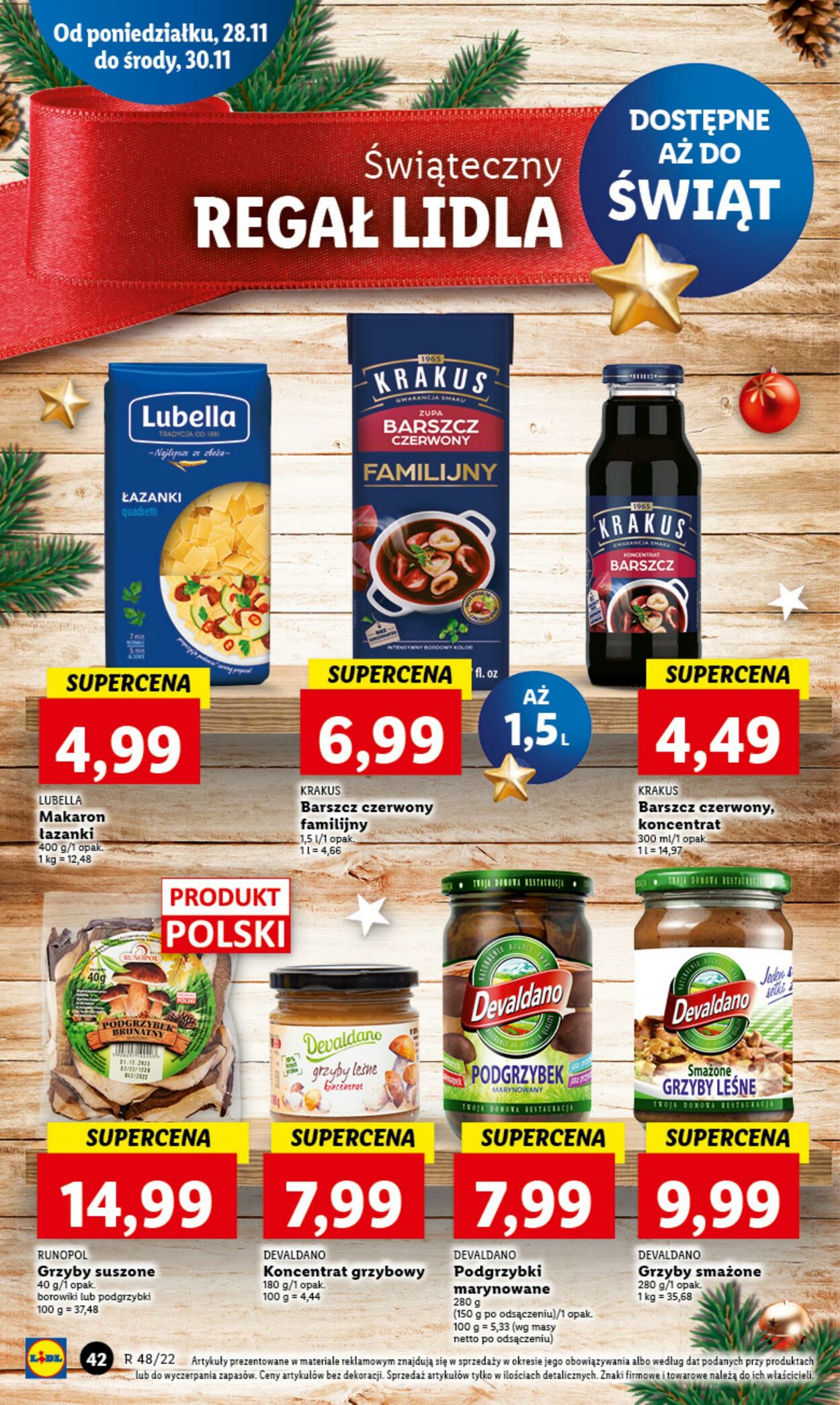 Gazetka Lidl 28.11.2022 - 30.11.2022