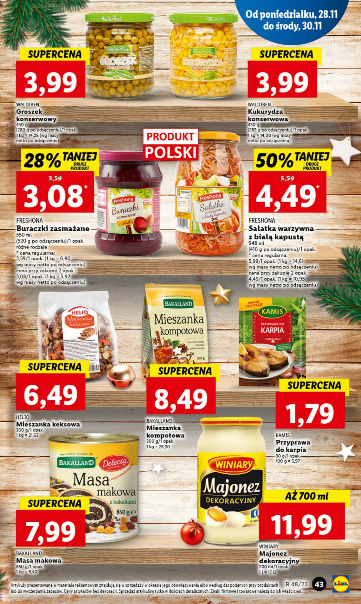 Gazetka Lidl 28.11.2022 - 30.11.2022