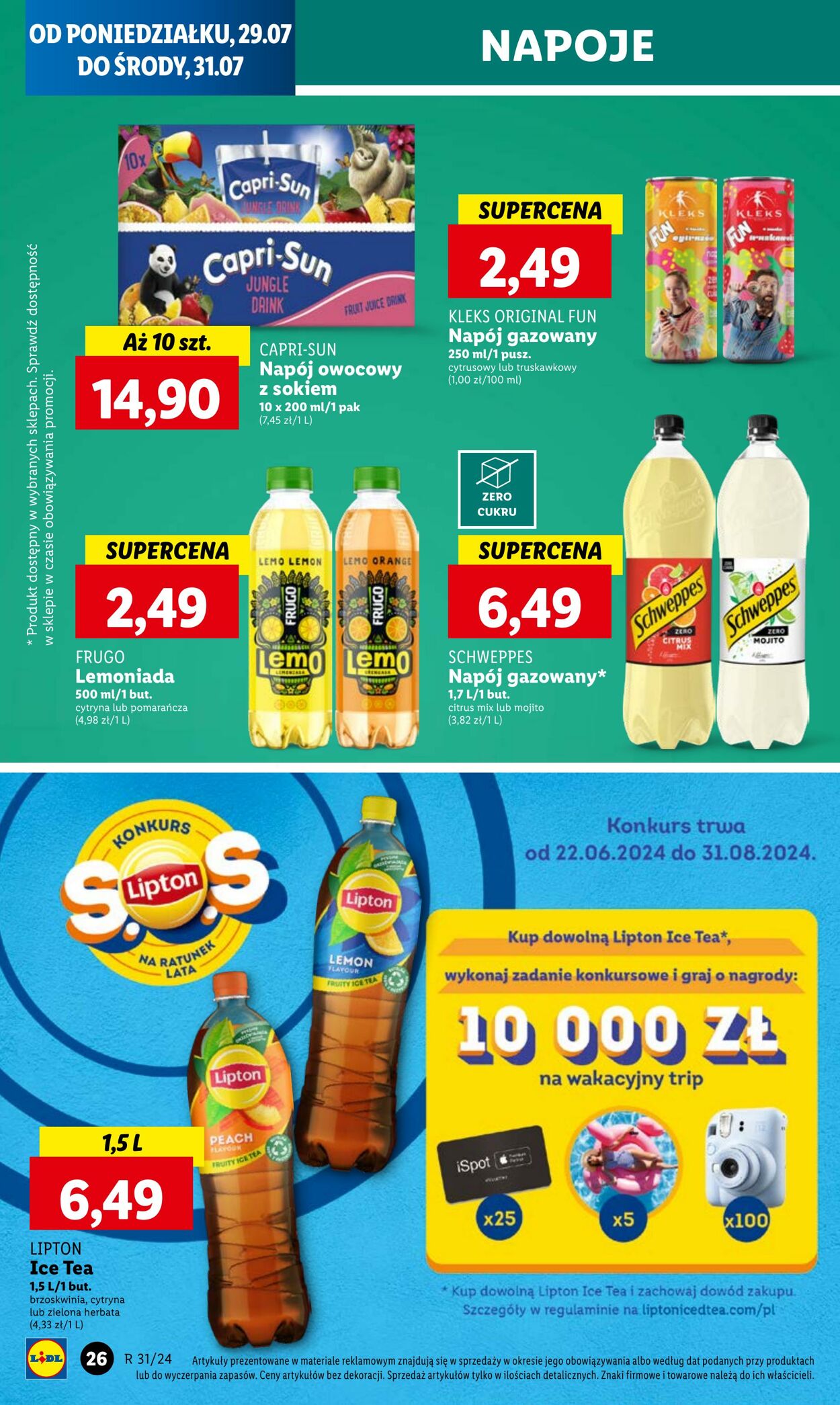 Gazetka Lidl 29.07.2024 - 31.07.2024