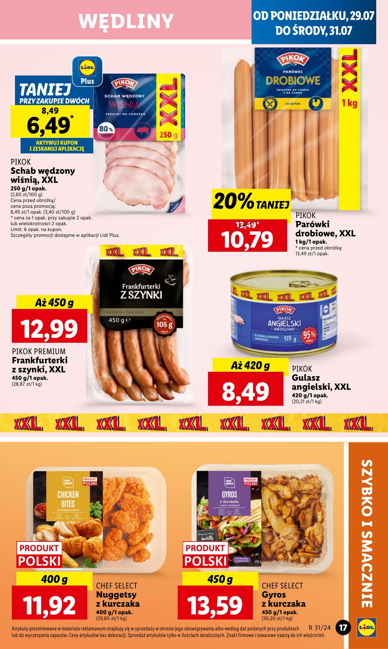 Gazetka Lidl 29.07.2024 - 31.07.2024