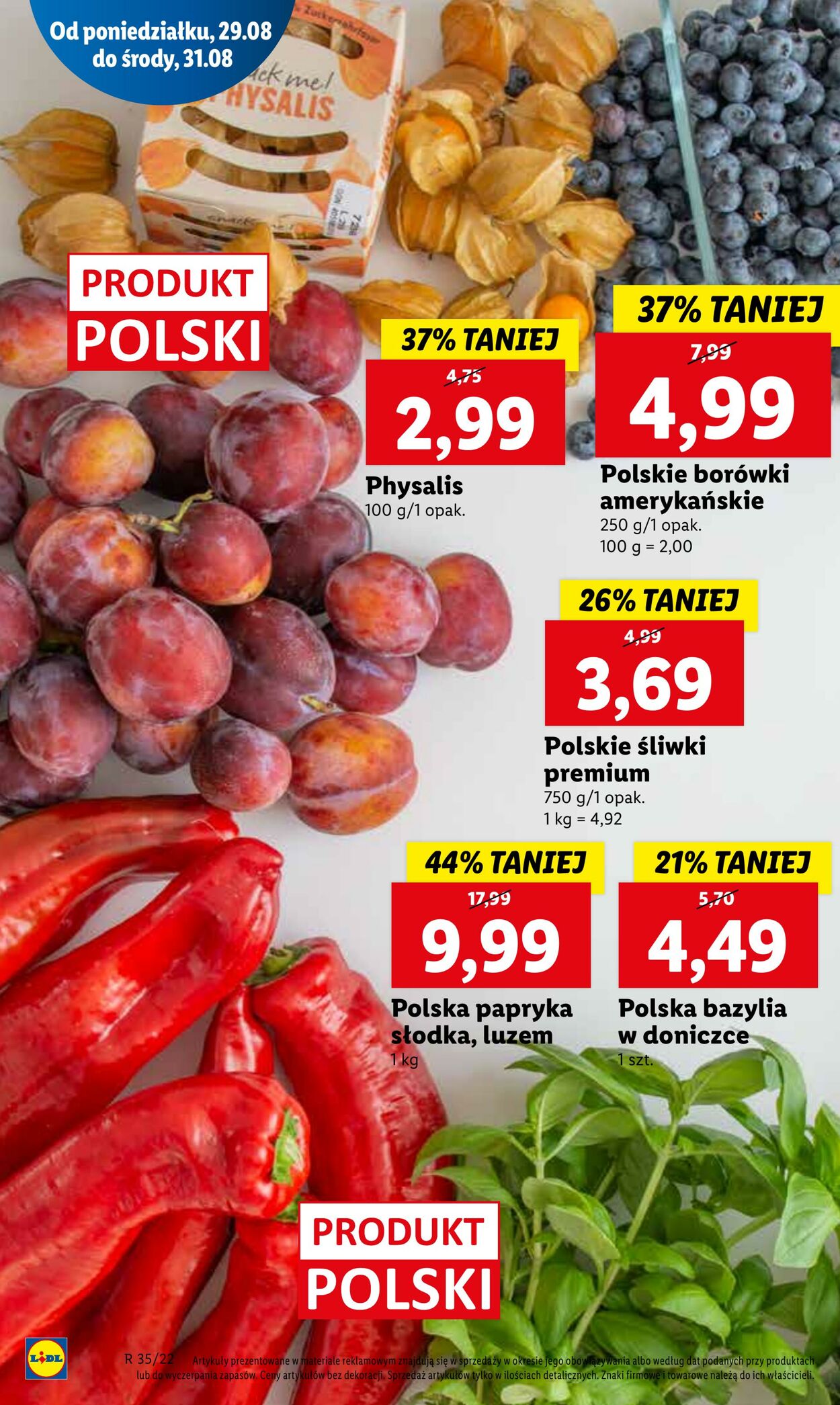 Gazetka Lidl 29.08.2022 - 31.08.2022