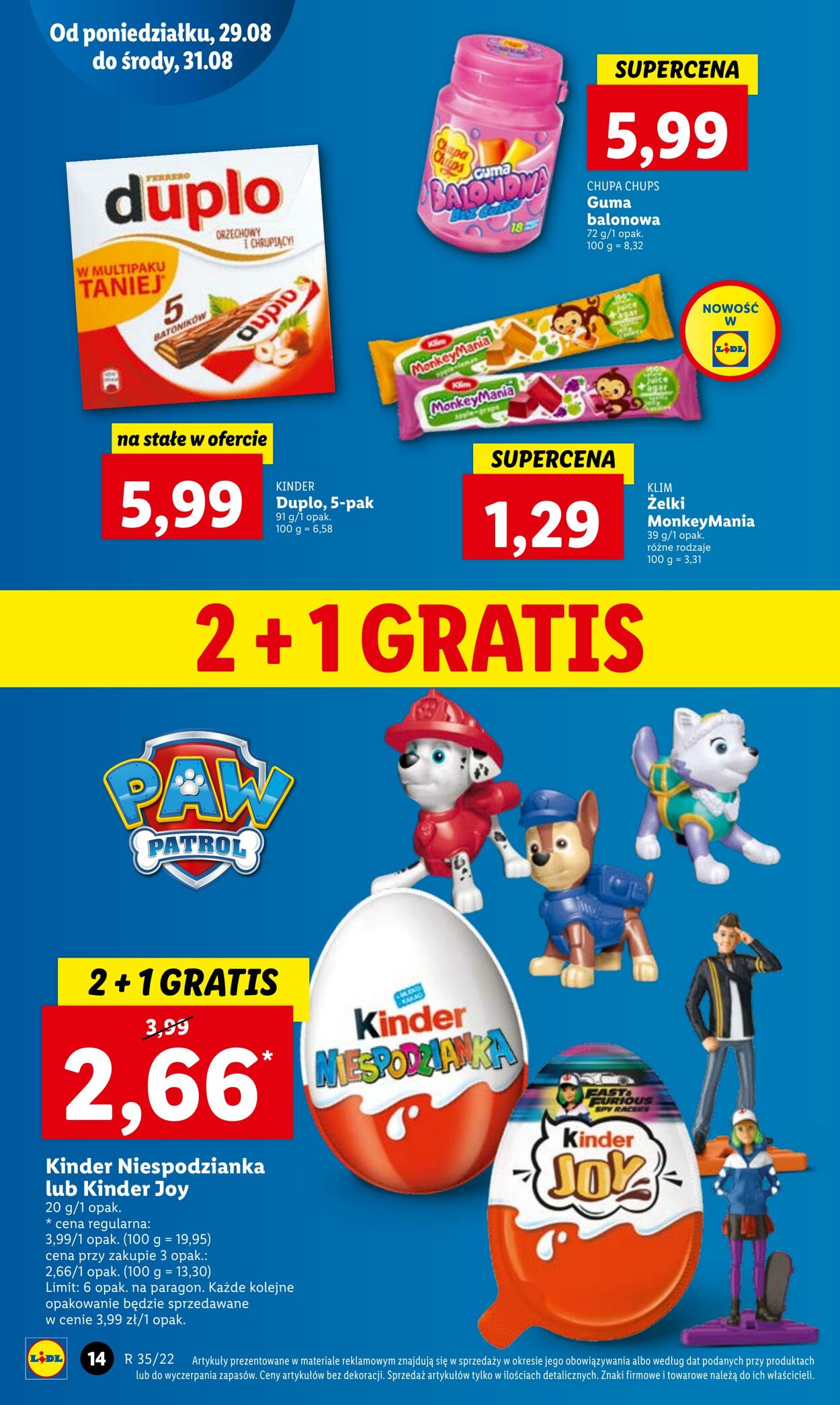 Gazetka Lidl 29.08.2022 - 31.08.2022