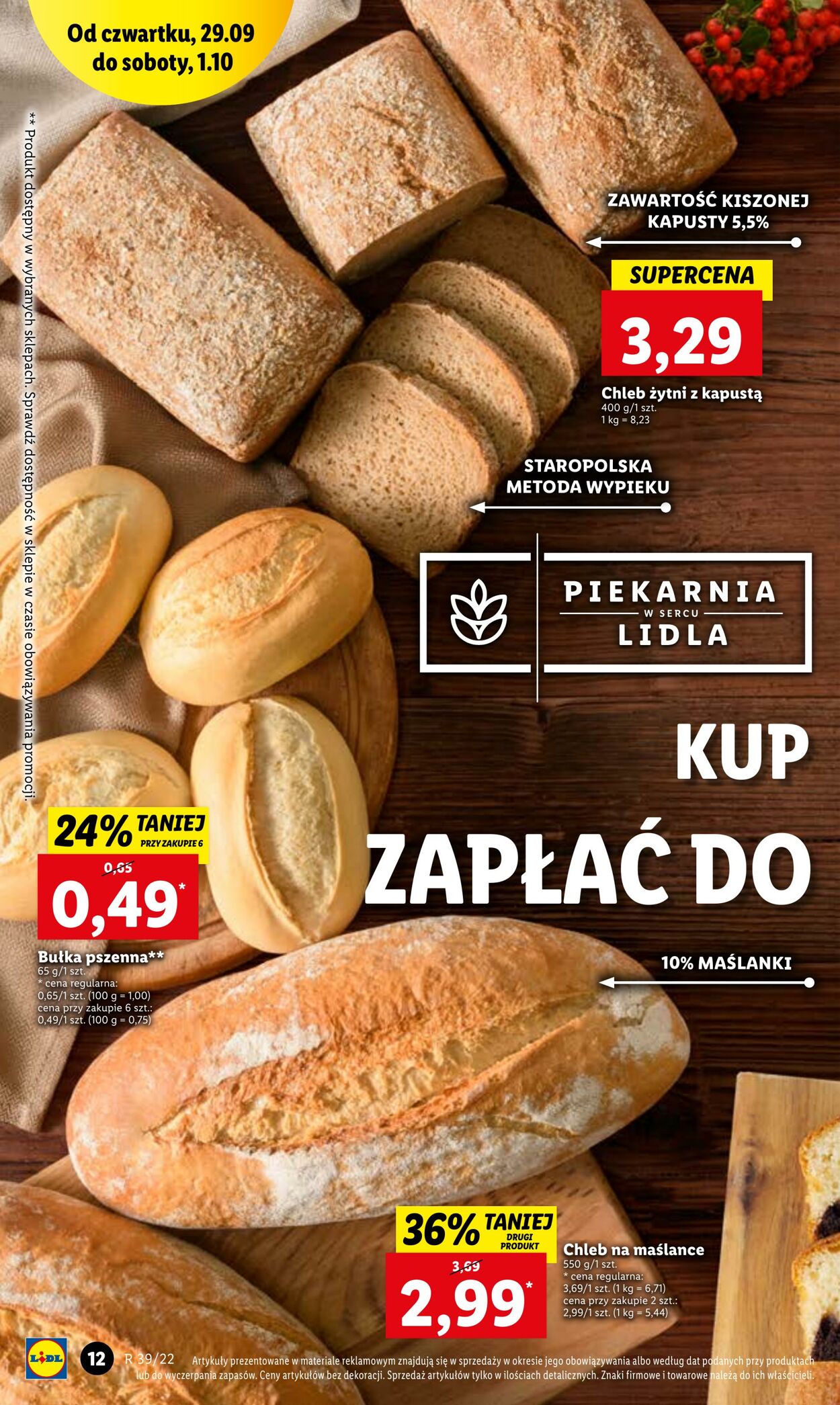 Gazetka Lidl 29.09.2022 - 01.10.2022