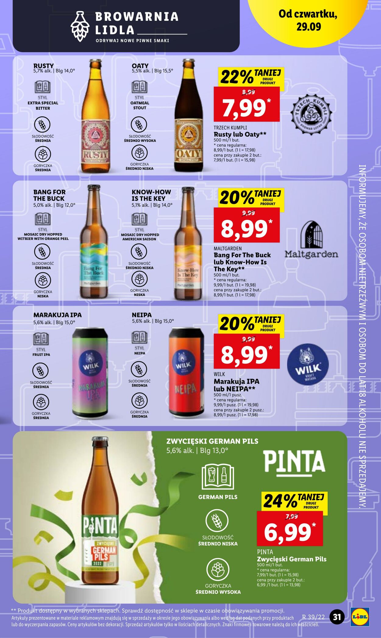 Gazetka Lidl 29.09.2022 - 01.10.2022