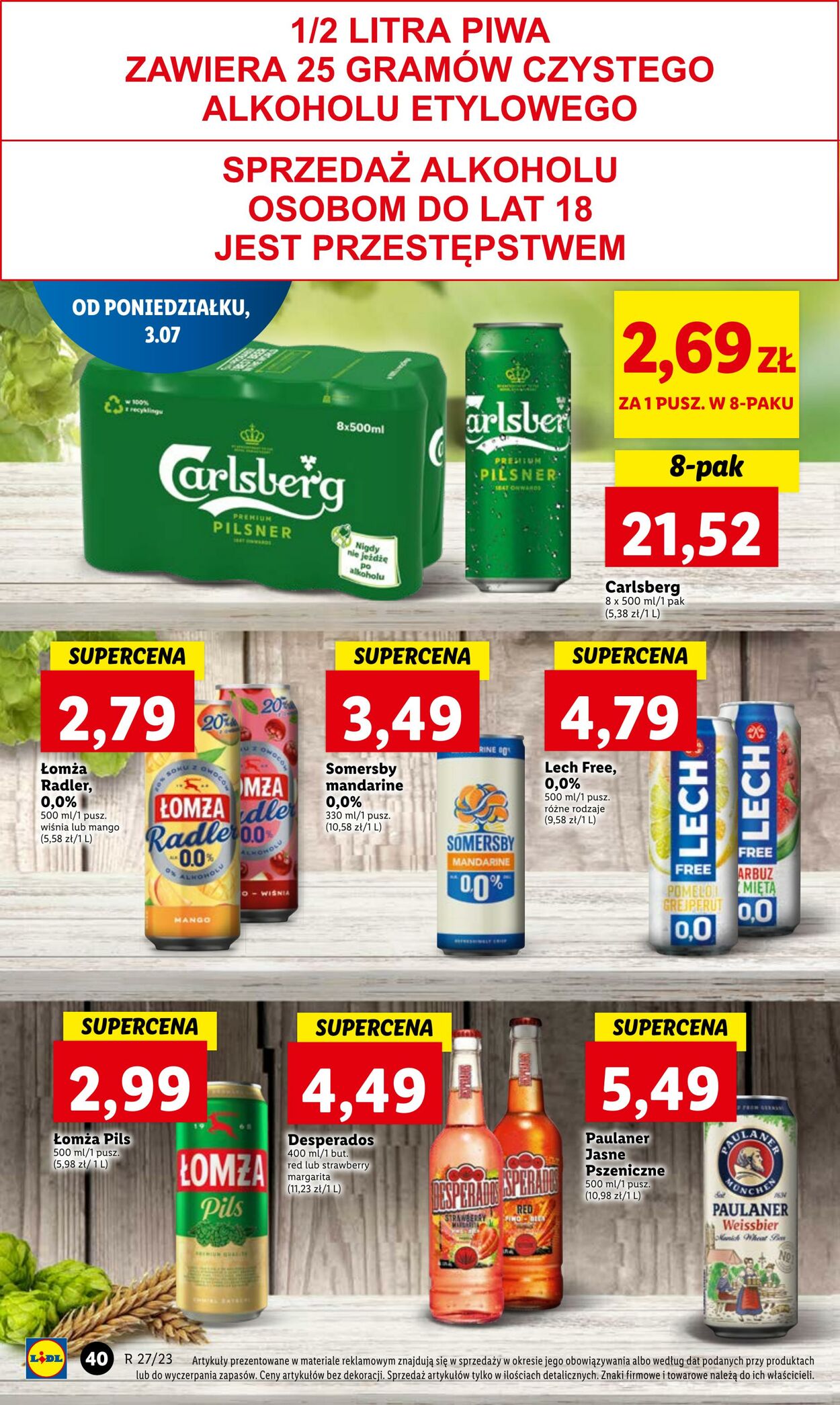 Gazetka Lidl 03.07.2023 - 05.07.2023