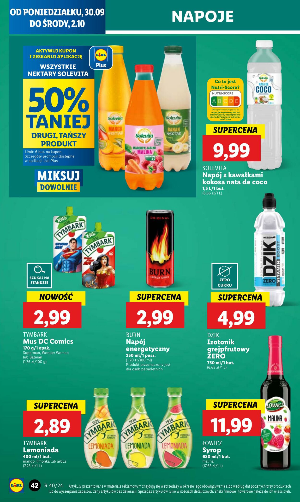 Gazetka Lidl 30.09.2024 - 02.10.2024