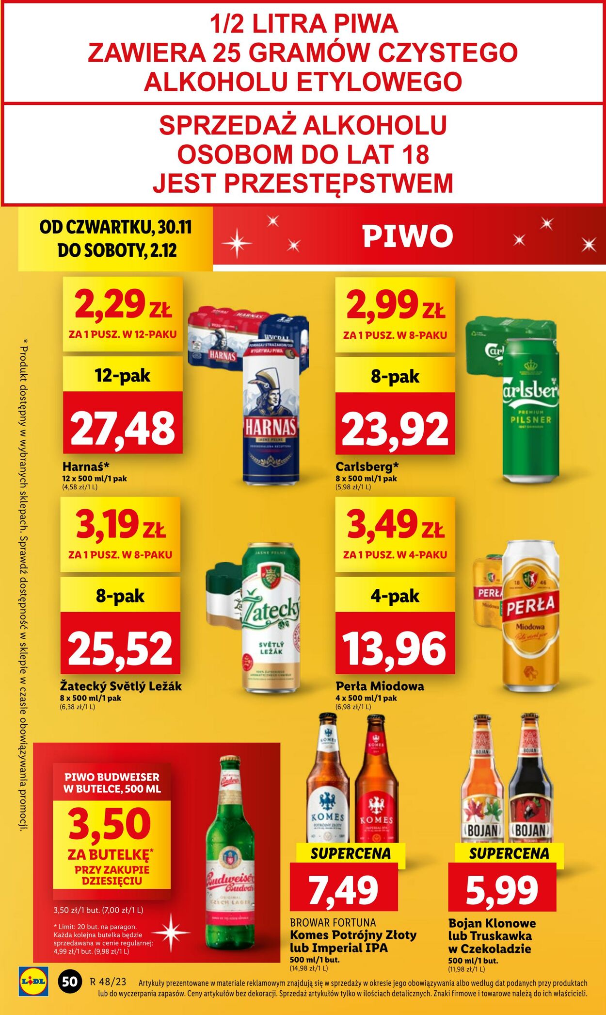 Gazetka Lidl 30.11.2023 - 02.12.2023