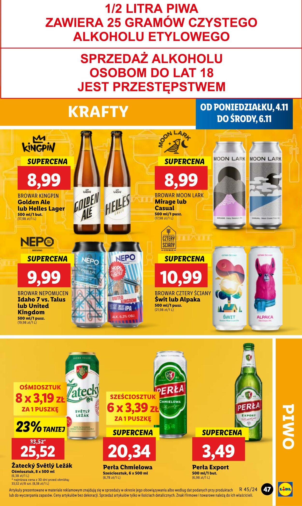 Gazetka Lidl 04.11.2024 - 06.11.2024