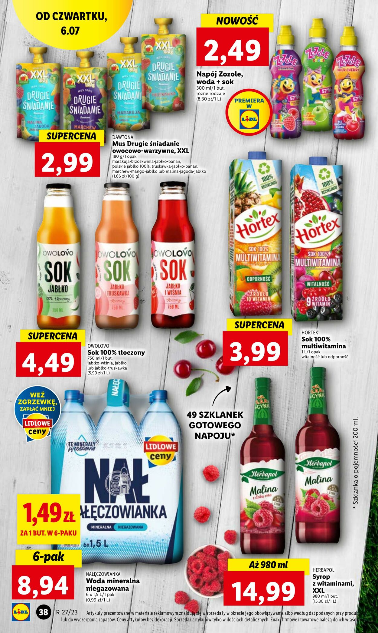 Gazetka Lidl 06.07.2023 - 08.07.2023