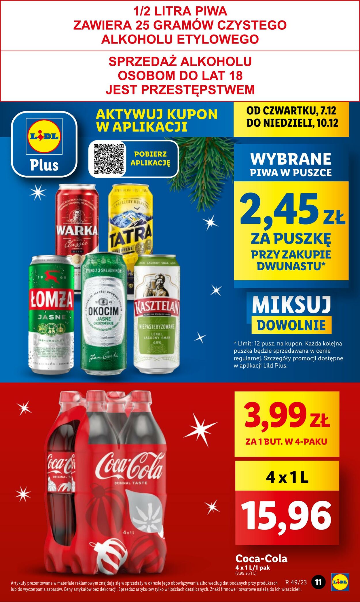 Gazetka Lidl 07.12.2023 - 10.12.2023