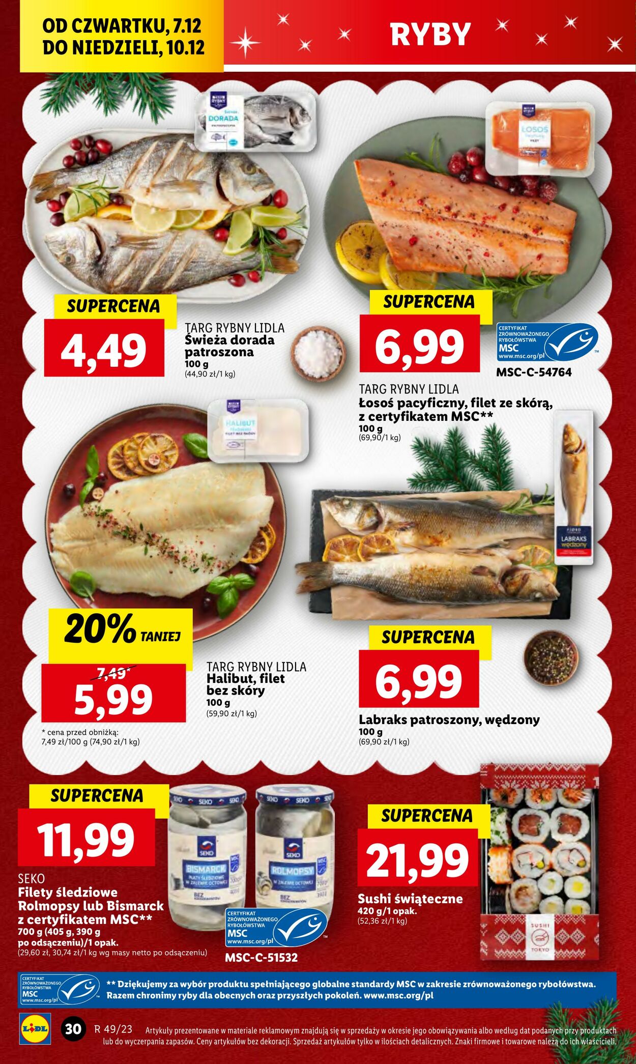 Gazetka Lidl 07.12.2023 - 10.12.2023