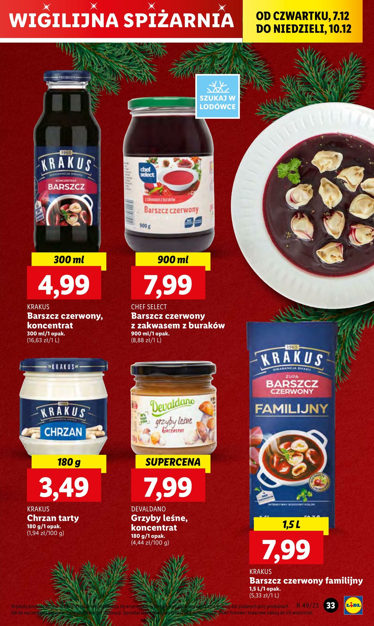 Gazetka Lidl 07.12.2023 - 10.12.2023