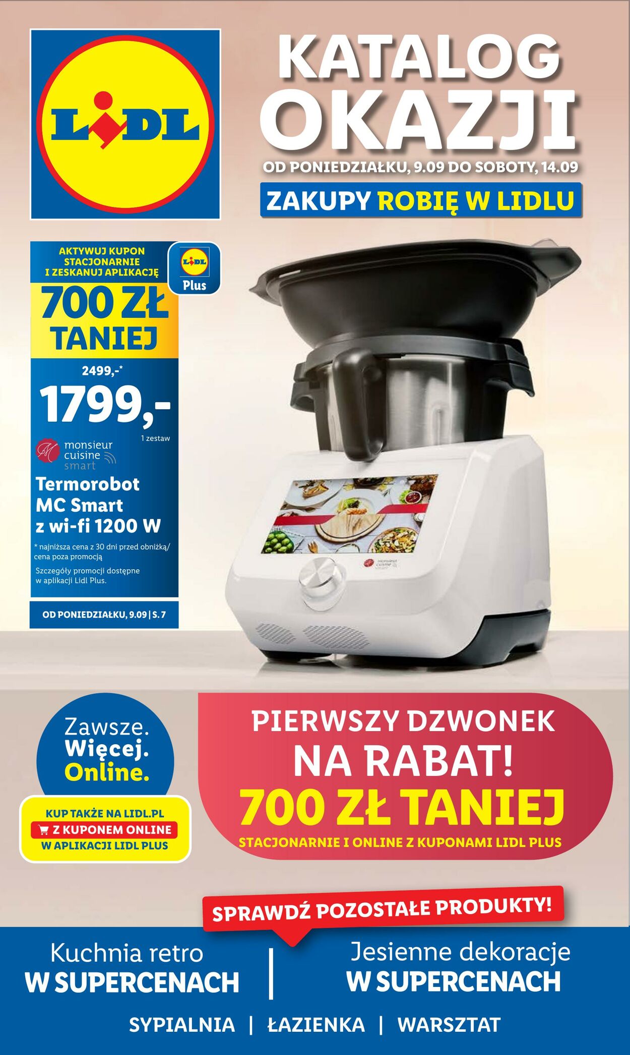 Gazetka Lidl - OFERTA WAŻNA OD 9.09 9 wrz, 2024 - 14 wrz, 2024