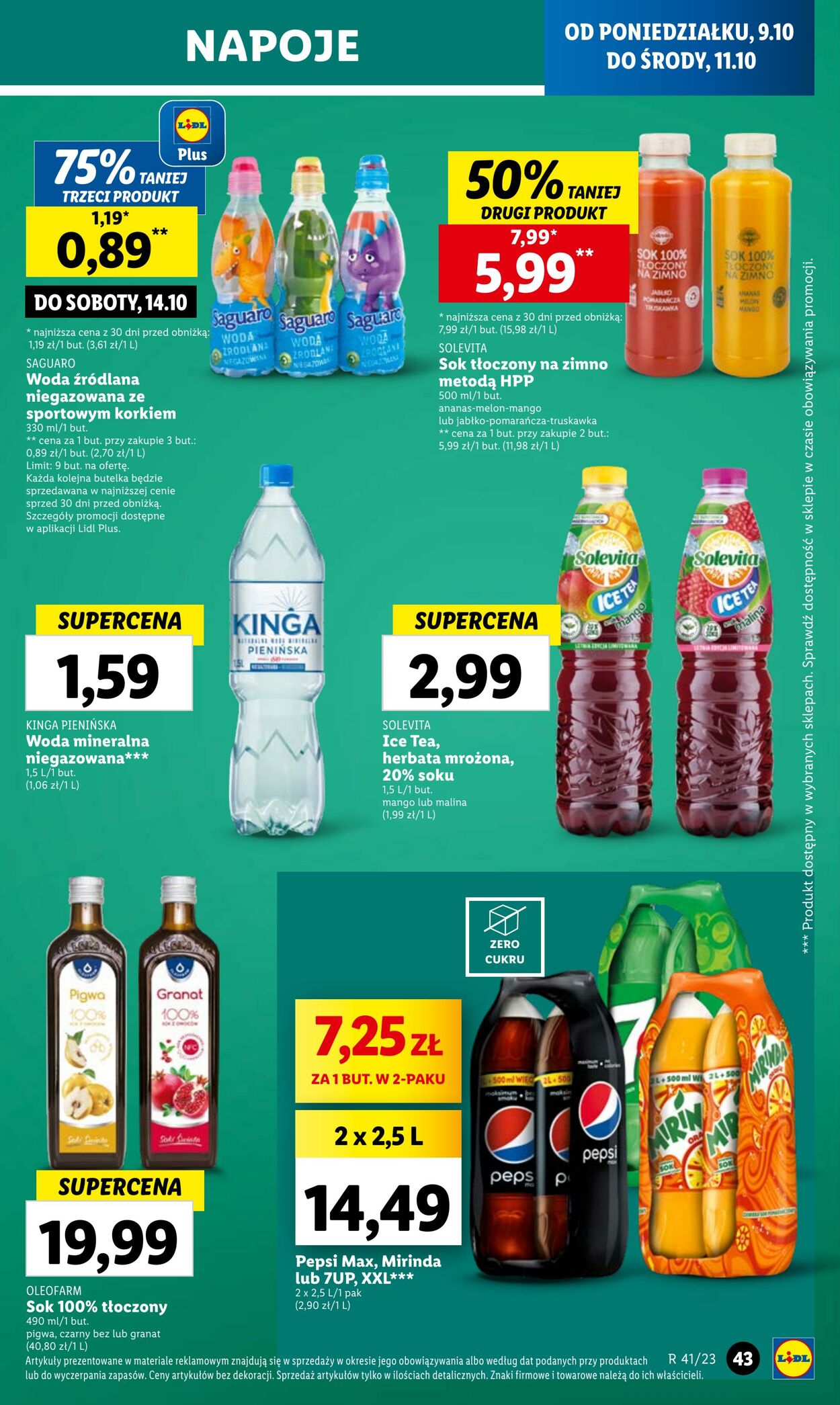 Gazetka Lidl 09.10.2023 - 11.10.2023