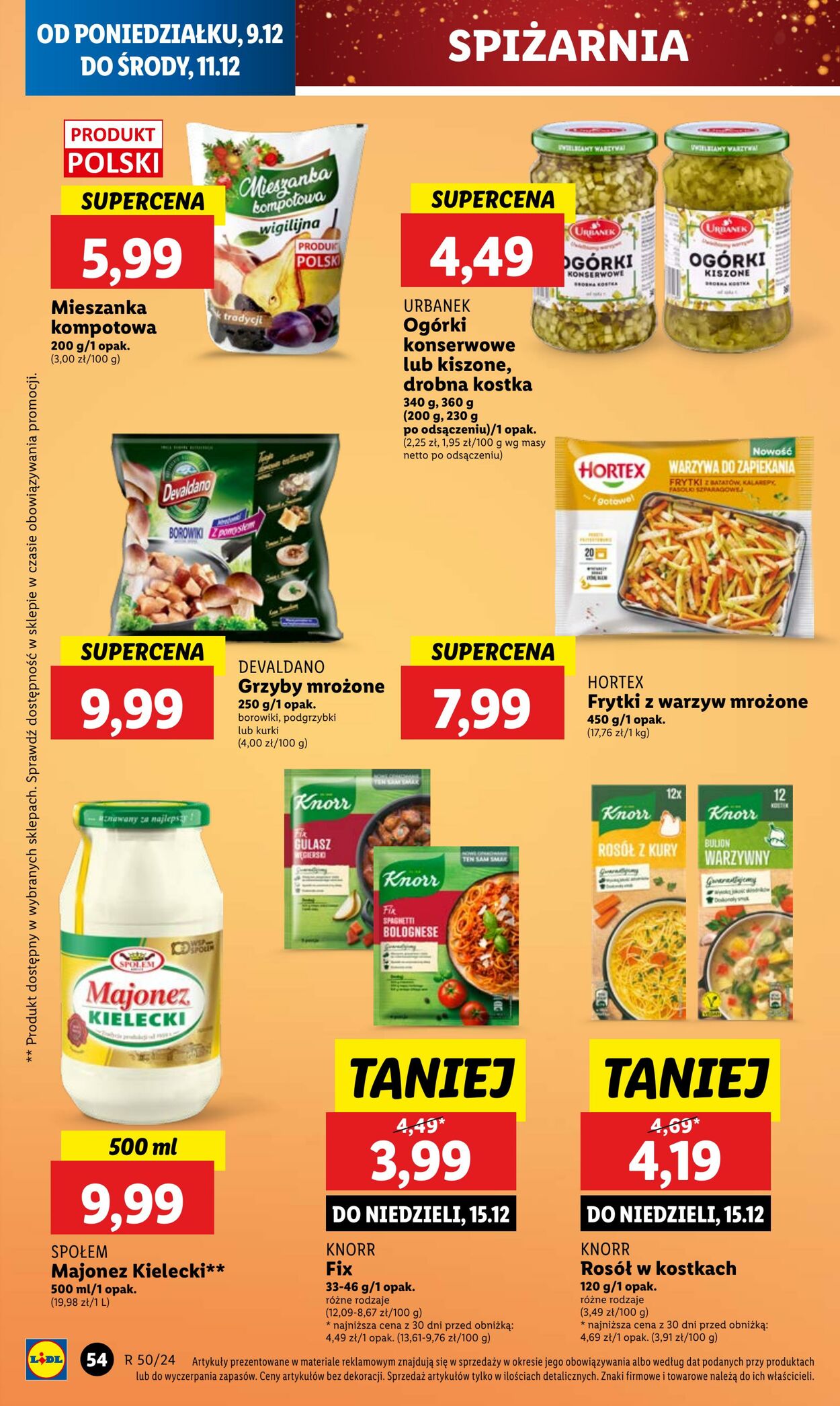 Gazetka Lidl 09.12.2024 - 11.12.2024