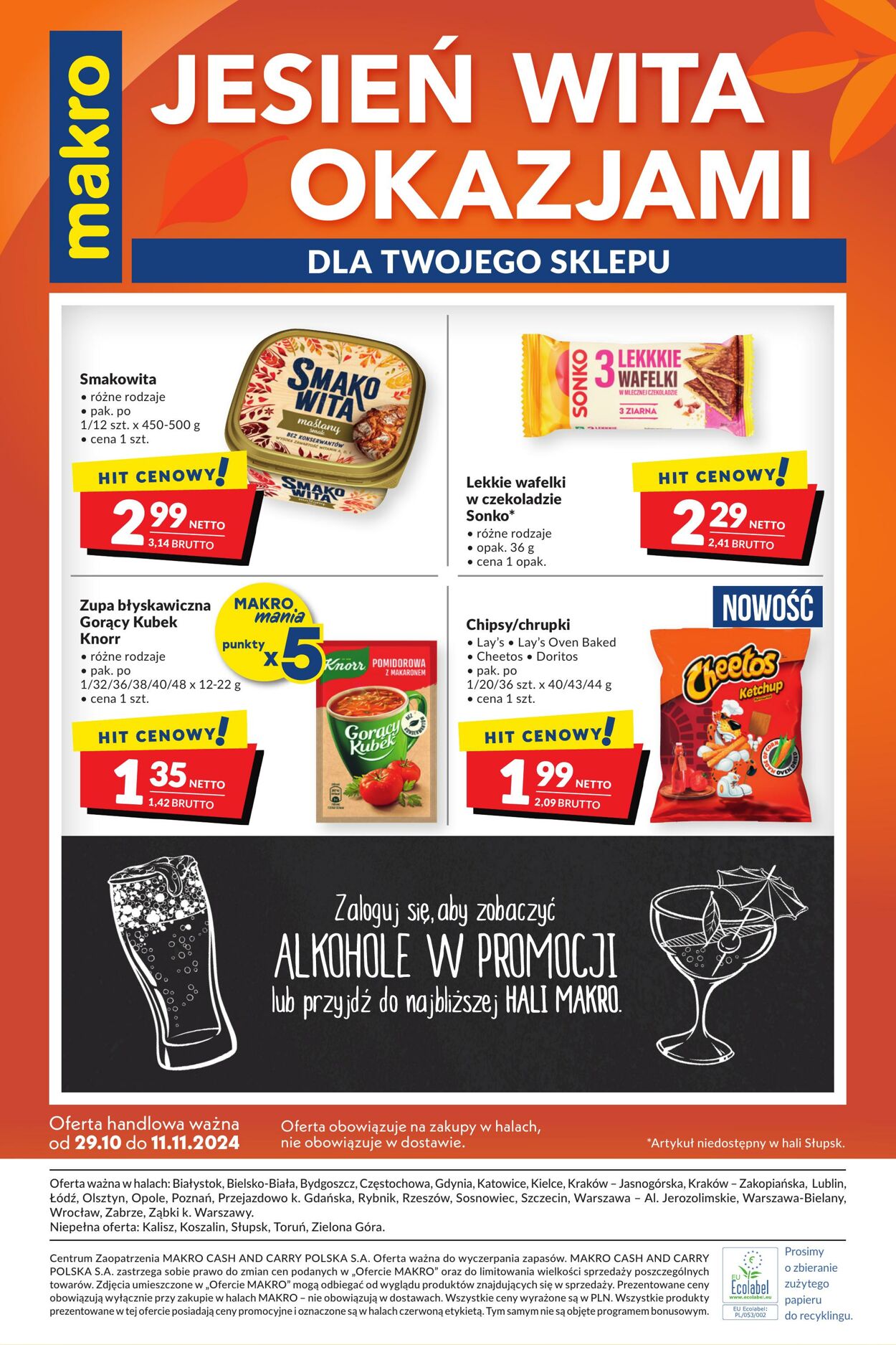 Gazetka Makro 29.10.2024 - 11.11.2024