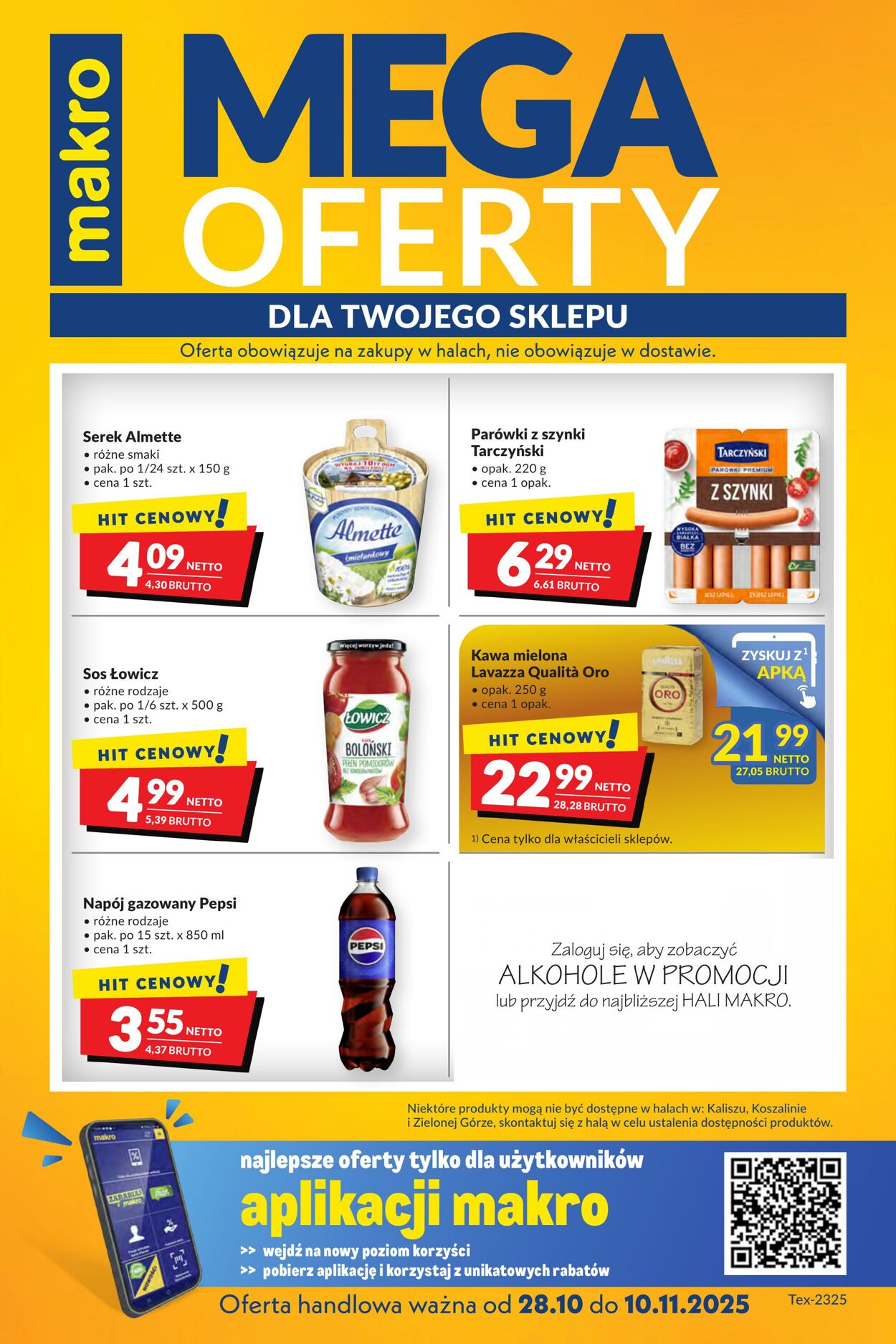 Gazetka Makro 28.10.2025 - 10.11.2025