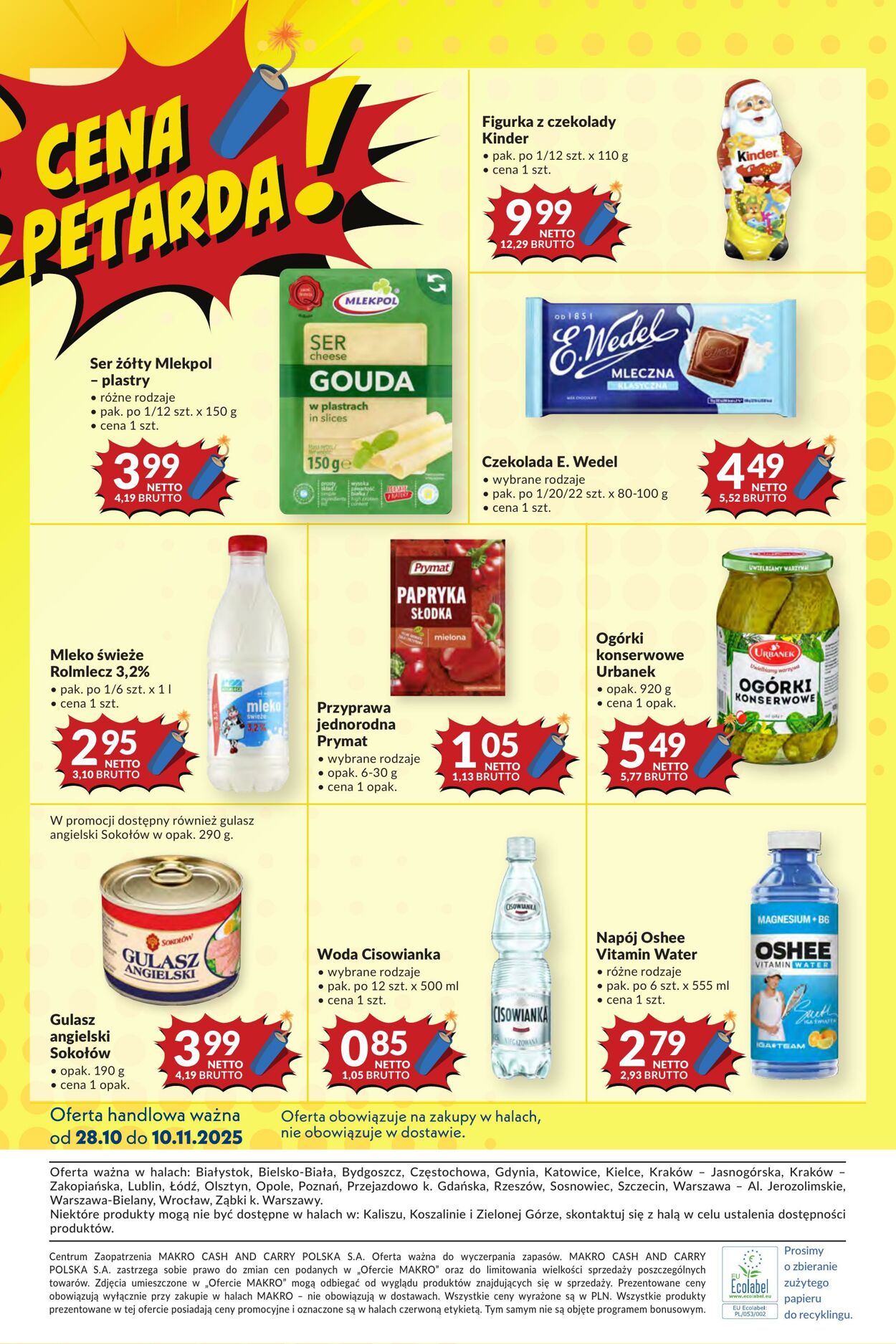 Gazetka Makro 28.10.2025 - 10.11.2025