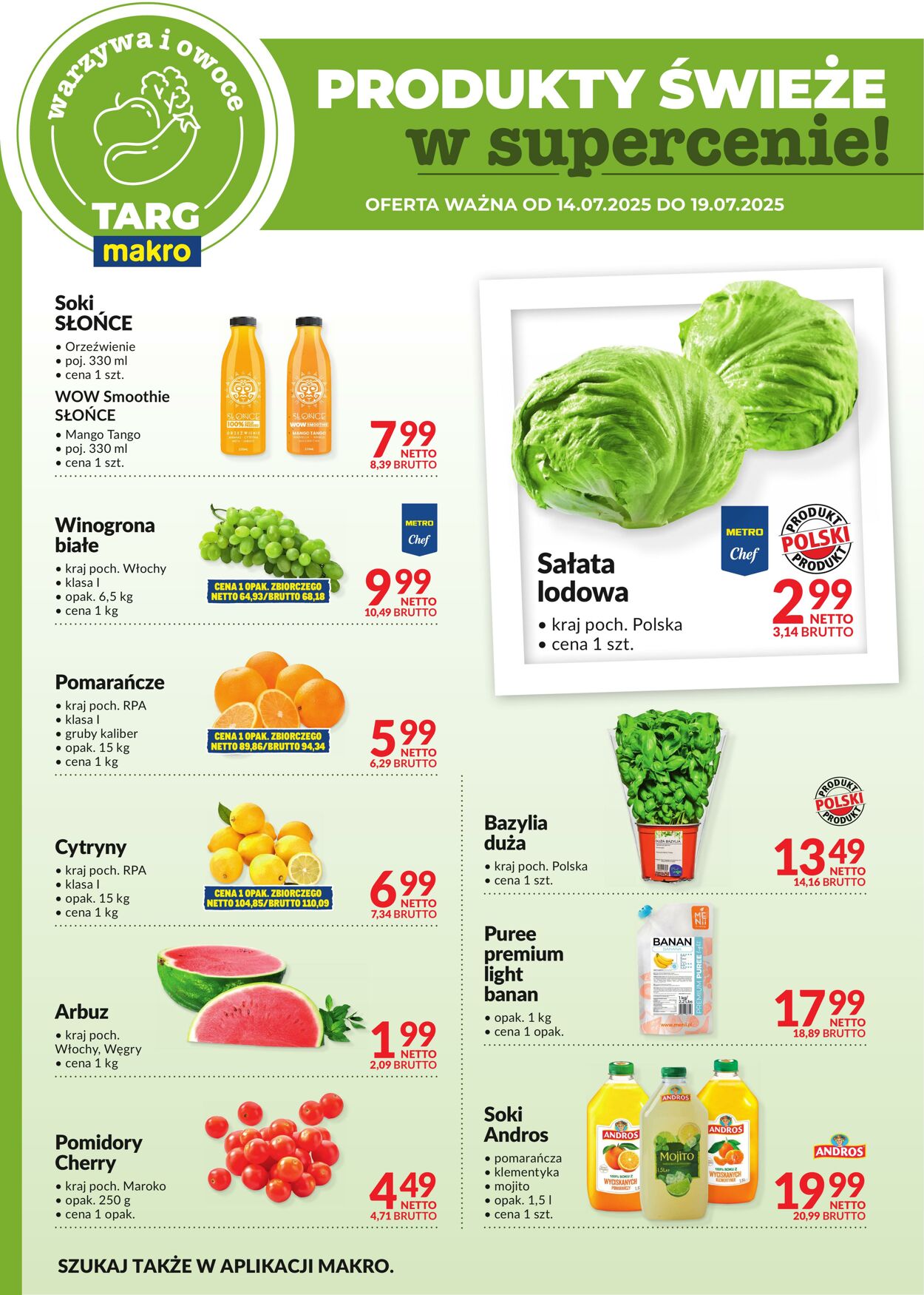 Gazetka Makro 14.07.2025 - 19.07.2025
