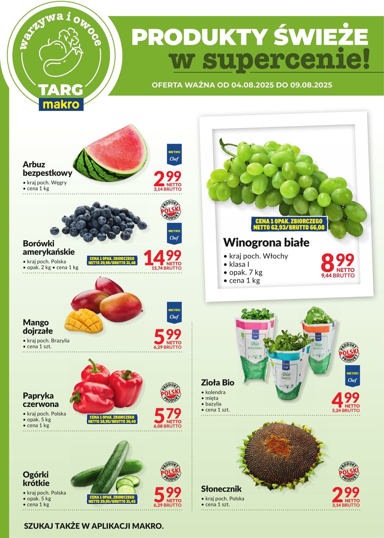 Gazetka Makro 04.08.2025 - 09.08.2025