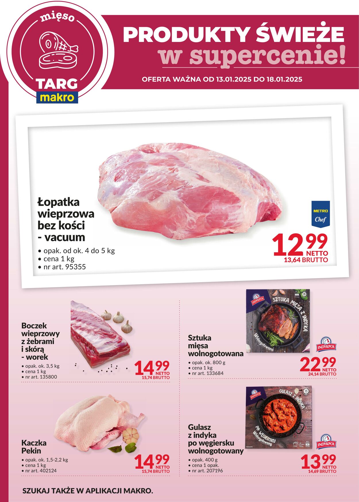 Gazetka Makro 13.01.2025 - 18.01.2025