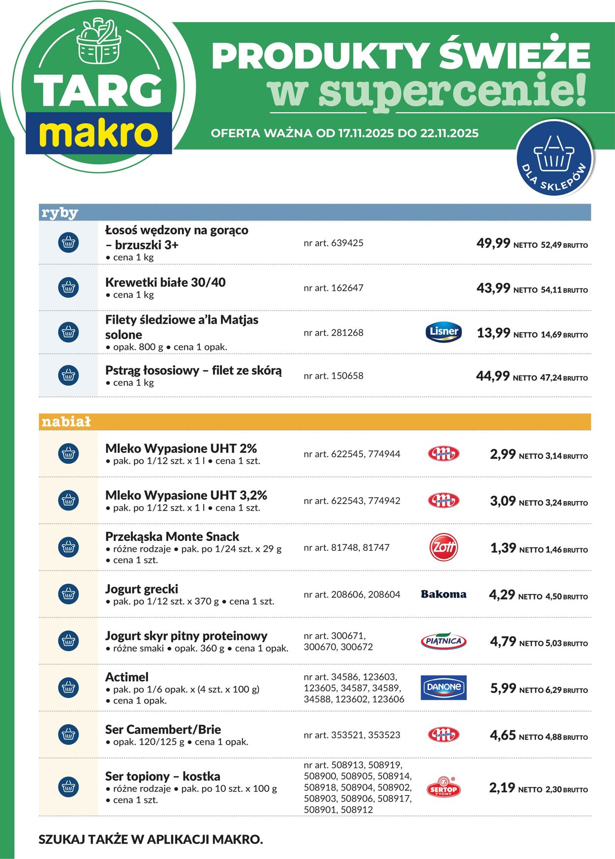 Gazetka Makro 17.11.2025 - 22.11.2025