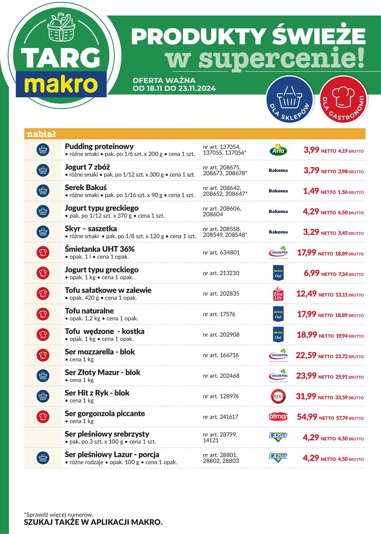 Gazetka Makro 18.11.2024 - 23.11.2024