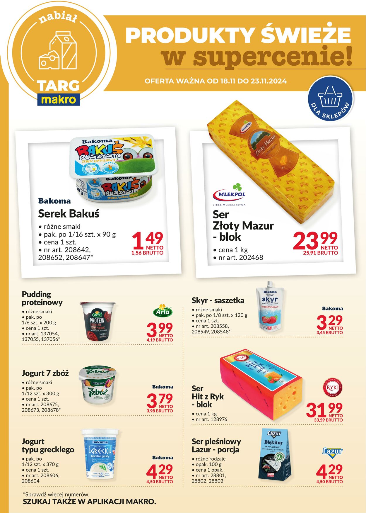 Gazetka Makro 18.11.2024 - 23.11.2024