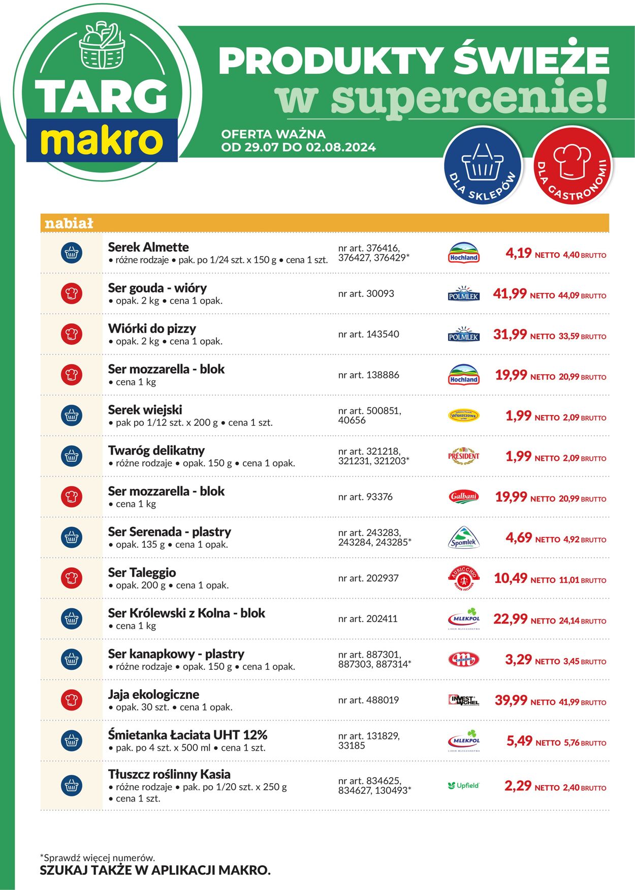 Gazetka Makro 29.07.2024 - 12.08.2024