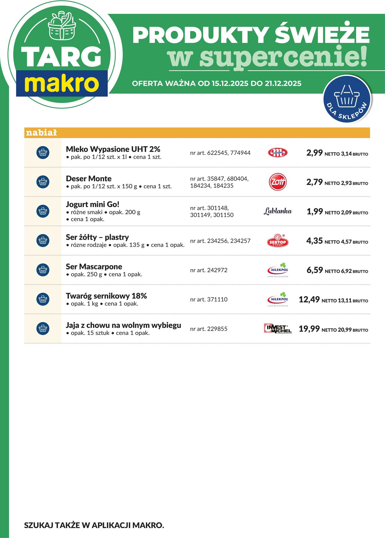 Gazetka Makro 15.12.2025 - 21.12.2025