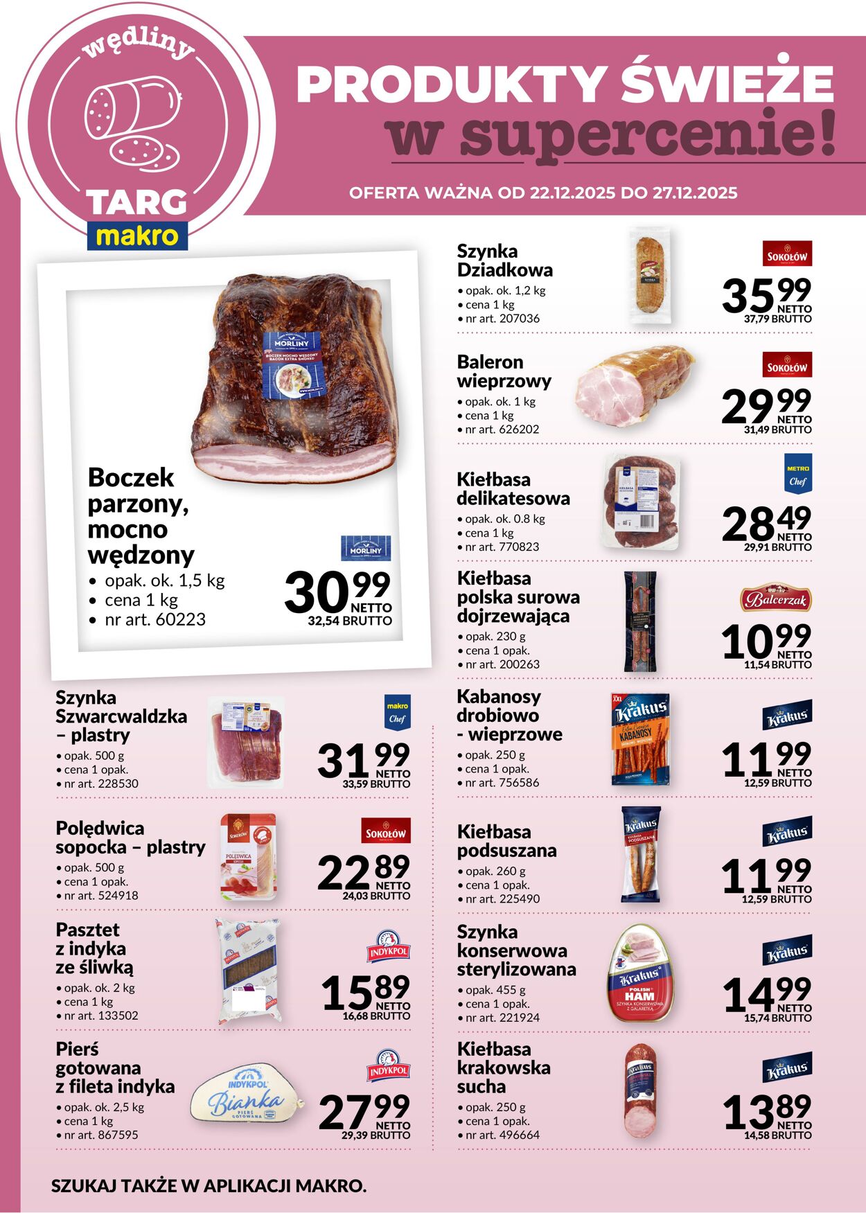 Gazetka Makro 22.12.2025 - 27.12.2025