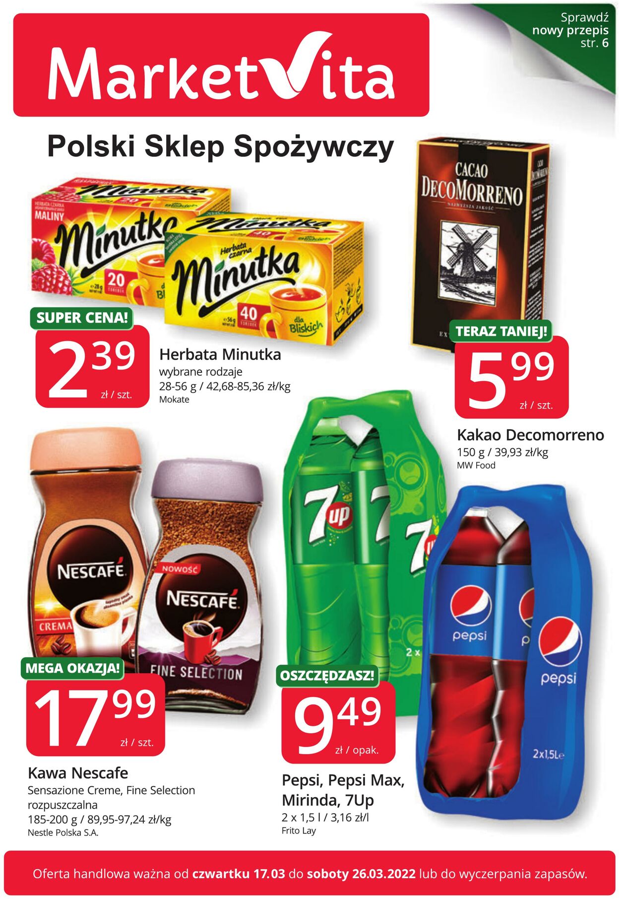 Gazetka Market Vita 17.03.2022 - 26.03.2022