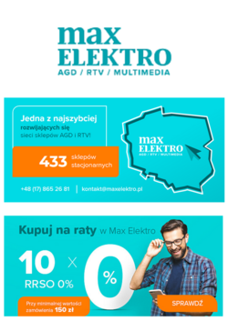 Gazetka Max Elektro 10.05.2023 - 19.09.2023