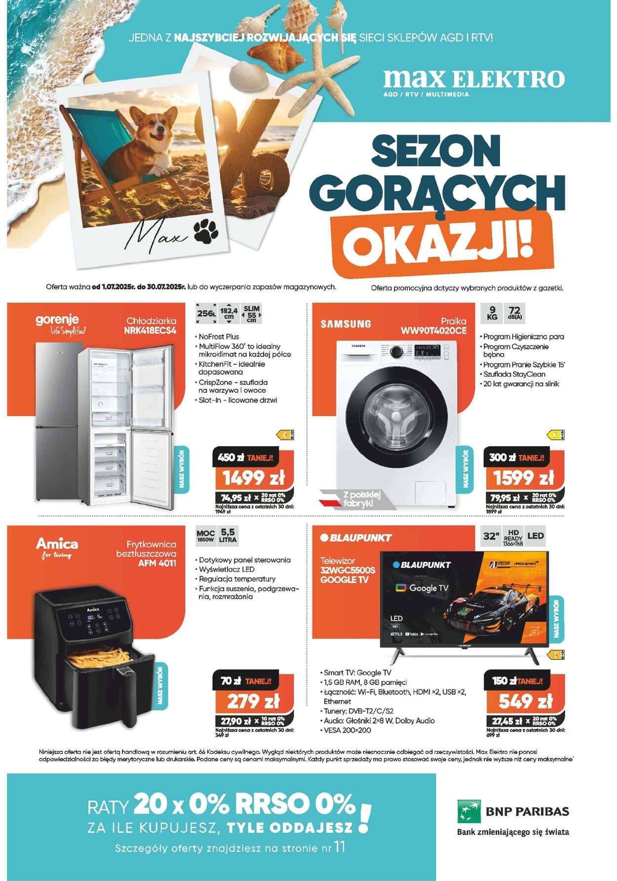 Gazetka Max Elektro 01.07.2025 - 30.07.2025