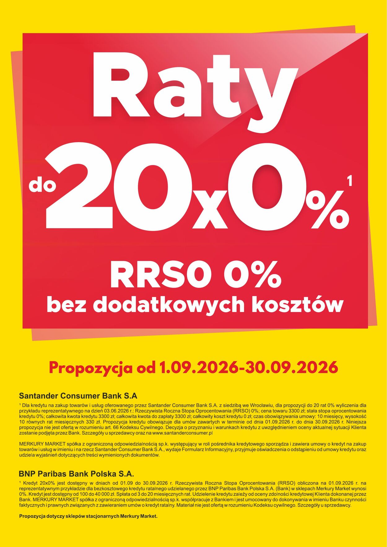 Gazetka Merkury Market 01.09.2026 - 30.09.2026