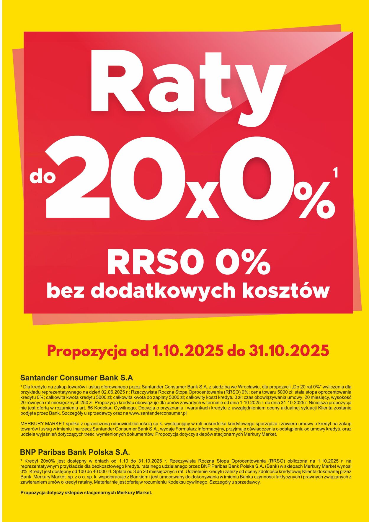 Gazetka Merkury Market 01.10.2025 - 31.10.2025