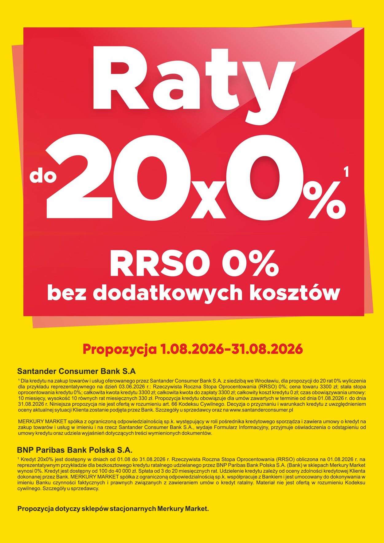 Gazetka Merkury Market 01.08.2026 - 31.08.2026